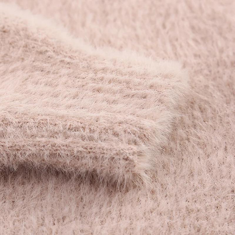 Baby Girl Winter Clothes Imitation Mink Jacket Baby Warm Coat Christmas Sweater Sweaters For Girls 1-4 Years Old Kids Sweater