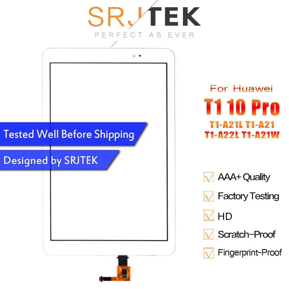 

SRJTEK 9.6" Touchscreen For Huawei Mediapad T1 10 Pro LTE T1-A21L T1-A21 T1-A22L T1-A21W Touch Screen Digitizer Glass Panel