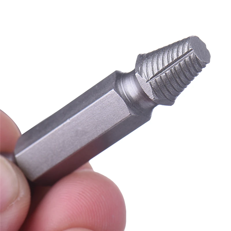 

4pcs/set S2 Steel Damaged Screw & Bolt Remover Double Side Damaged Screw Extractor Drill Bits Out Remover Bolt Stud Tool