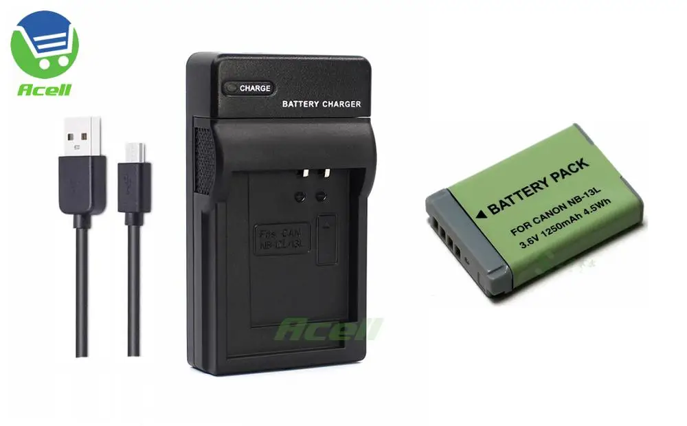 NB-13L NB13L Батарея зум-объектив для Canon PowerShot G5X G9X G7X Mark II G1X G7X Mark III PowerShot SX740 SX730 SX720 SX620 HS Камера - Цвет: 1Battery 1Charger