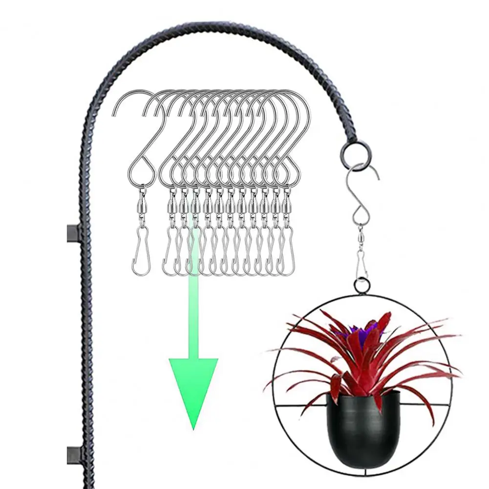 12 шт. поворотные крючки Ловец снов сделай сам вращающиеся подвесные вешалки из
