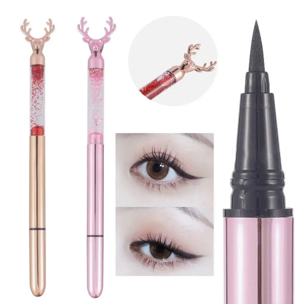 

0.6ml Eyeliner Pen Quick Shaping Waterproof Liquid Self-Adhesive Eye Make Up Long Lasting Cosmetic Tools for Female