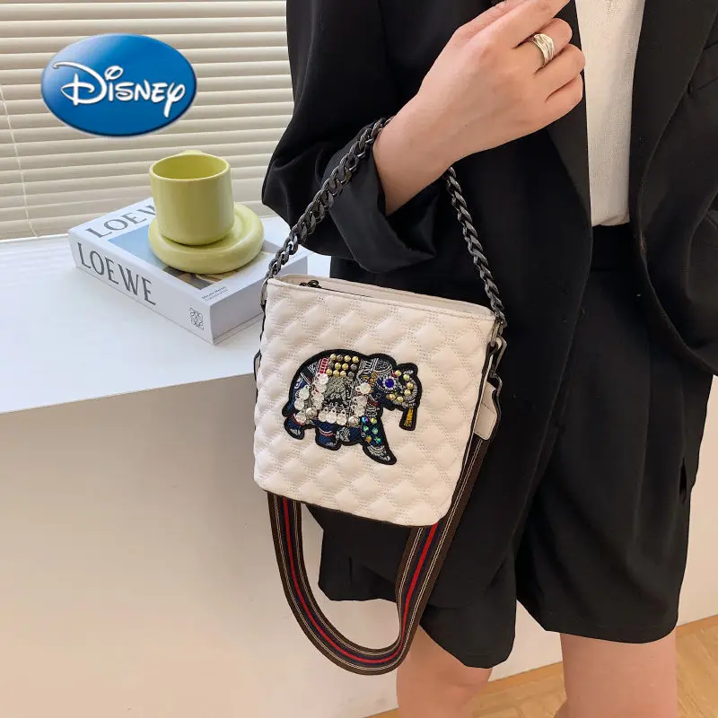 

Disney Dumbo Cartoon Print Woman Shoulder Bag Fashion Girl Messenger Bag Casual Shopping Bag Tote Bag 2021 Female Bag Trend