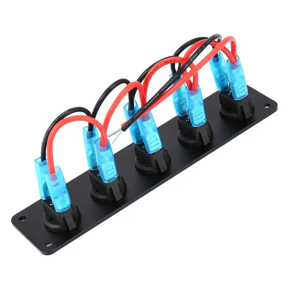 Новый 5 банд 12 В кулисный переключатель для автомобиля морской лодки