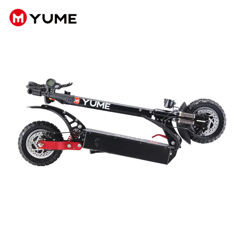 YUME D5 52 в 2400 Вт до 40 км и миль час внедорожные шины е скутер способный преодолевать