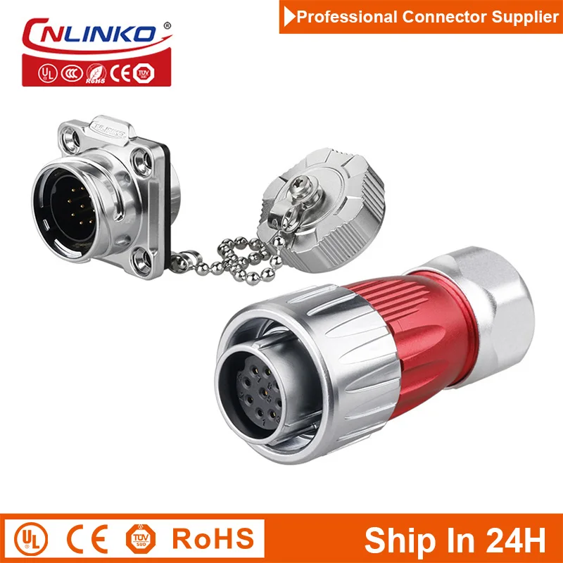 Металлический 9-контактный разъем Cnlinko DH20 для подключения провода соединительный
