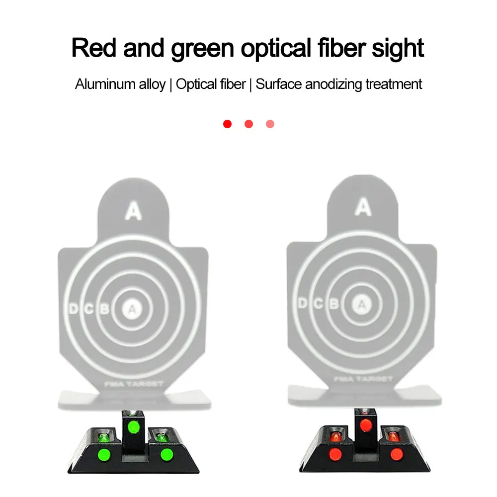 Набор тактических волоконно-оптических боевых предметов-красный/зеленый