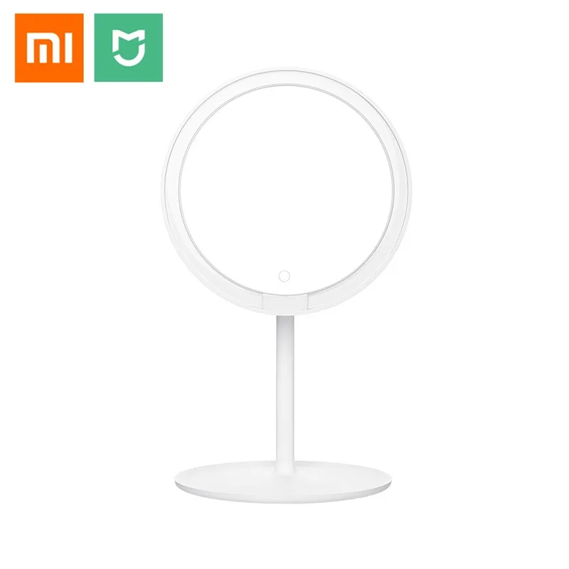 

Original Xiaomi Mijia Makeup Mirror Desktop LED Lighted Portable Type-C Charging Touch Screen Adjustable Mirrors Brightness