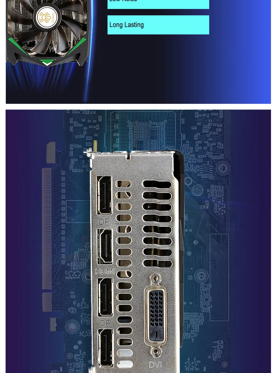 Для видеокарты NVIDIA GeForce GTX1060 6 ГБ GDDR5 192Bit PCI-E 3,0 1506 МГц с разъемом HDMI DP DVI-D