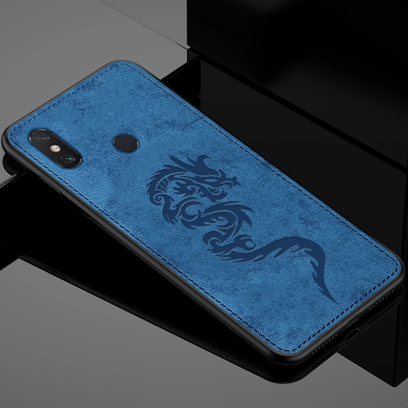 Для xiaomi mi 8 чехол xio mi 8 SE Explorer Противоударная задняя крышка mi 8 lite pro полная защита противоударный матовый корпус Чехол - Цвет: blue dragon