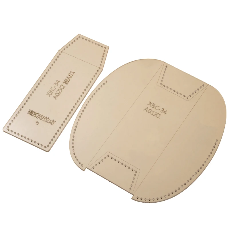 Прозрачный акриловый шаблон 1 шт. 160*60*60 мм искусственная кожа акриловые