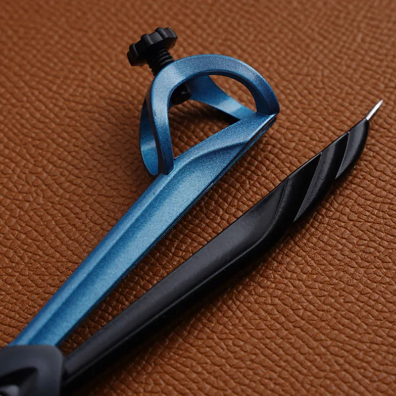 Бавер кожаного изделия шаг маркировка может держать ручки для рисования линейка