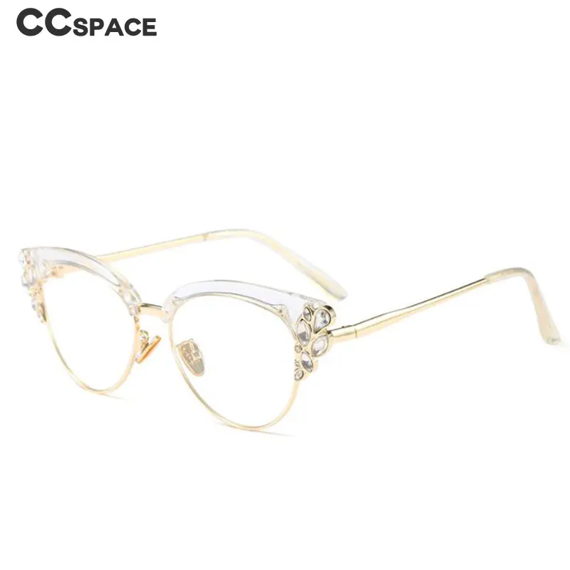 

45120 +0.5-+4.0 Cat Eye Reading Glasses Women's Fashion Diamond Read Mirror+1.5+2.0+2.5+3.0+3.5+3.5