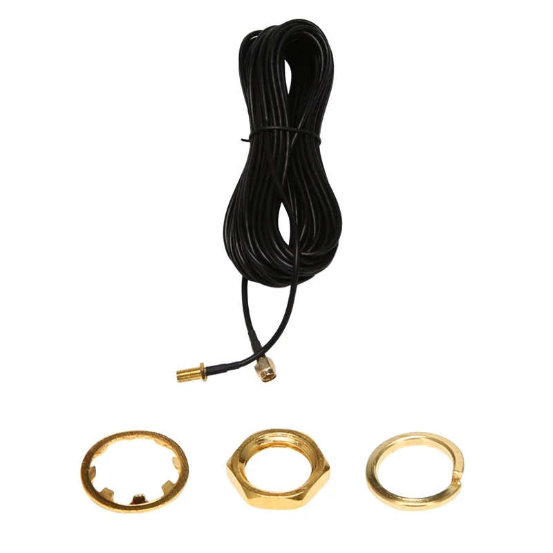 

RP - SMA Male to female Wifi antenna connector Extension Cable black 10 M