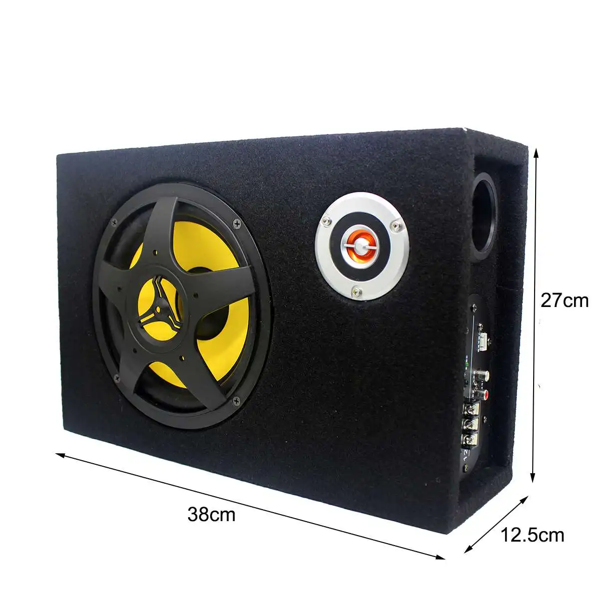 

480w Car Subwoofer Slim Under-Seat Speaker Car Audio Bass Amplifier Subwoofers Car Audio Processor Auto Speakers Subwoofer