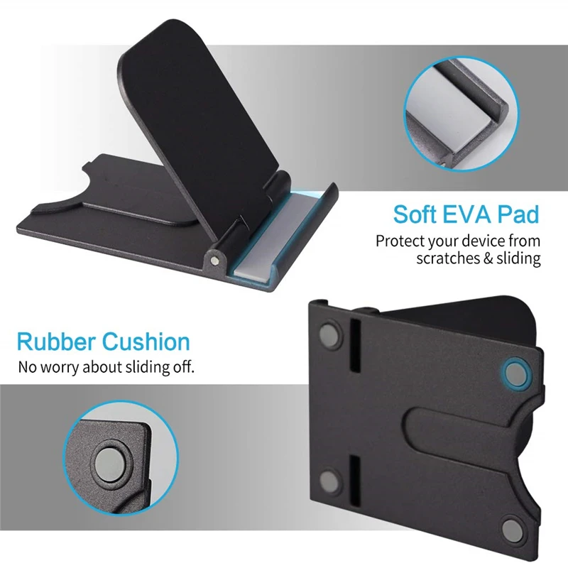 foldable phone stand adjustable angle tablet phone holder desk stand portable phone bracket for iphone android phone universal free global shipping