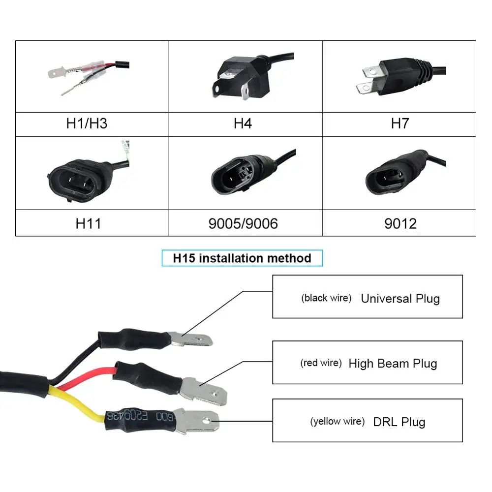 Светодиодный светильник для мотоцикла Avacom H4 HS1 светодиодный мотороллера Hi/Lo 6000K