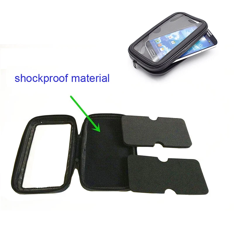 Мотоциклетный держатель для телефона водонепроницаемый чехол сенсорного экрана
