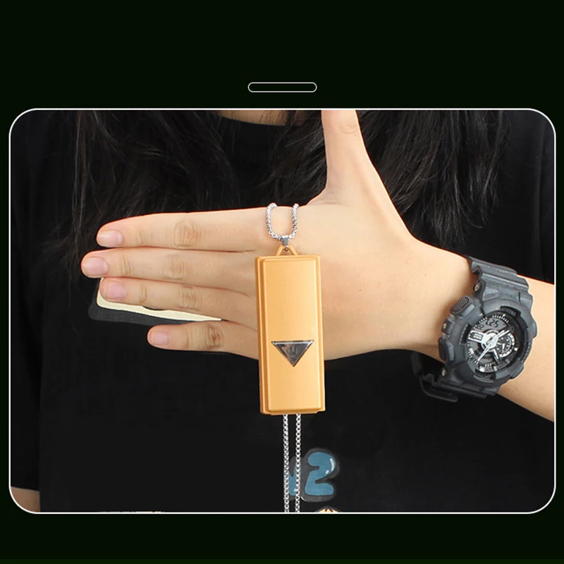 

2 Pcs Hanging Neck Air Purifier Stylish Personal Wearable Necklace Mini Portable Negative Ion Air Purifier