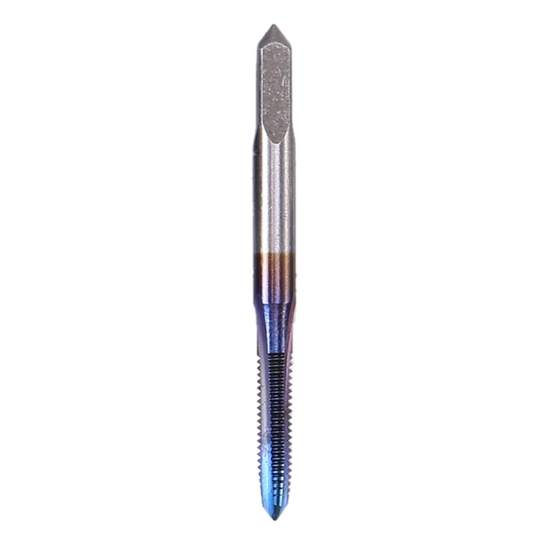 

Thread Tap 10Pcs M1-M3.5 HSS Metric Plug Tap Spiral Tap Drill, Nano Blue Coating Machine Tap