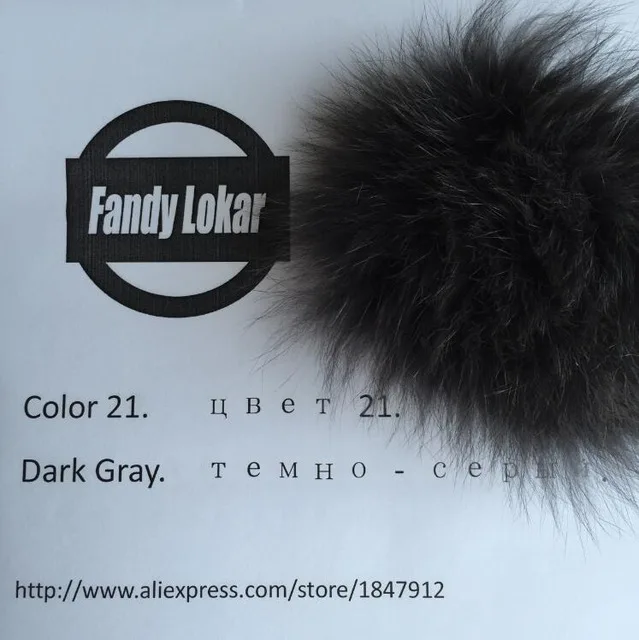Fandy lokar, новая шуба из натурального Лисьего меха, Женское зимнее пальто из натурального меха лисы, пальто с длинным рукавом, Женский натуральный жакет из меха RFC094 - Цвет: RFC094 dark gray