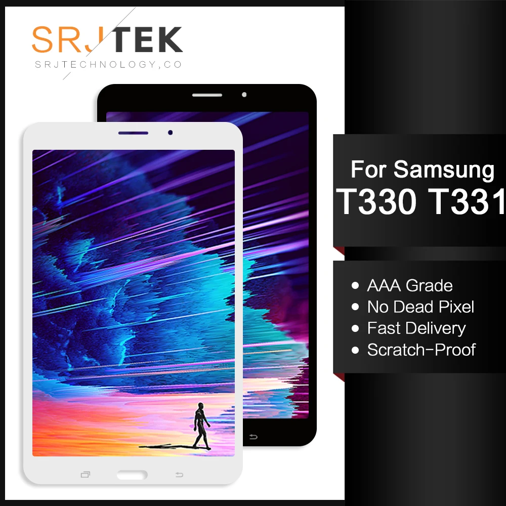 Srjtek 8 &quotсенсорный экран для Samsung Galaxy Tab 4 0 SM T330 T331 ЖК дисплей Матрица сенсорный