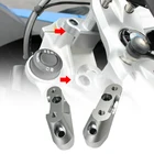 Подъемник на руль R1200RS R1250RS Подходит для BMW R 1200 RS R 1250RS 2015-2020 подъемник на руль до 28 мм задний подъемник 25 мм комплект кронштейнов
