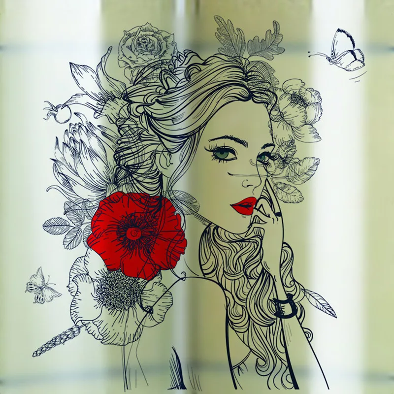 Наклейки на окно унитаз ванную комнату темно красные наклейки стену для девушек