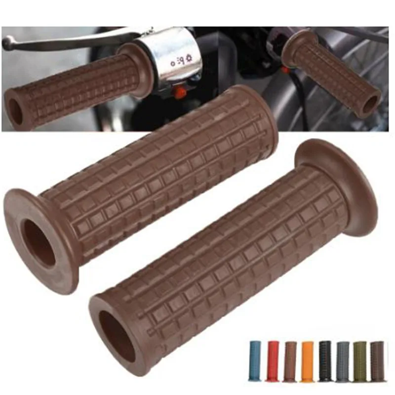 Мягкая резиновая ручка для мотоцикла rbike bar retro moto grip cafe racer ATV внедорожник