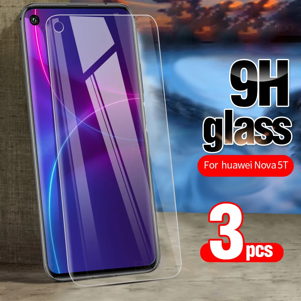 Защитное стекло для huawei nova 5 t 3 шт. закаленное экрана T T5 hawei Nova5t бронированная