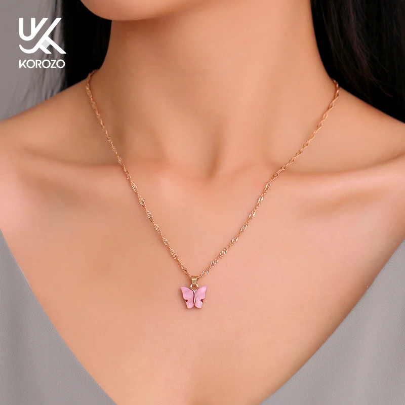 Классическое ожерелье с насекомыми для женщин и девочек мультяшное красочное