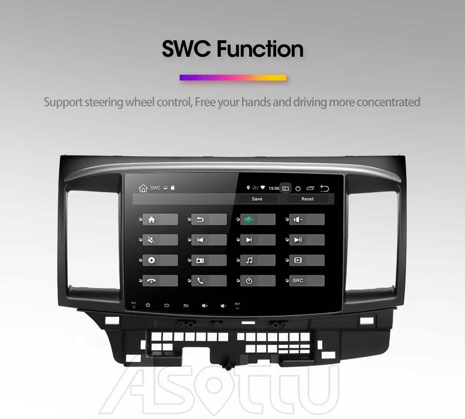 Asottu PX30 Android 9,0 автомобильный dvd для Mitsubishi Lancer стерео мультимедийная Главная панель gps автомобильное радио dvd gps плеер стерео gps