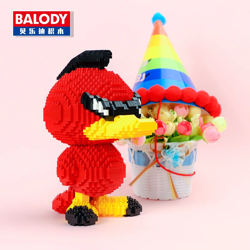Мини-кубики Balody из мультфильмов модель утки аниме-фигурки для девочек подарки