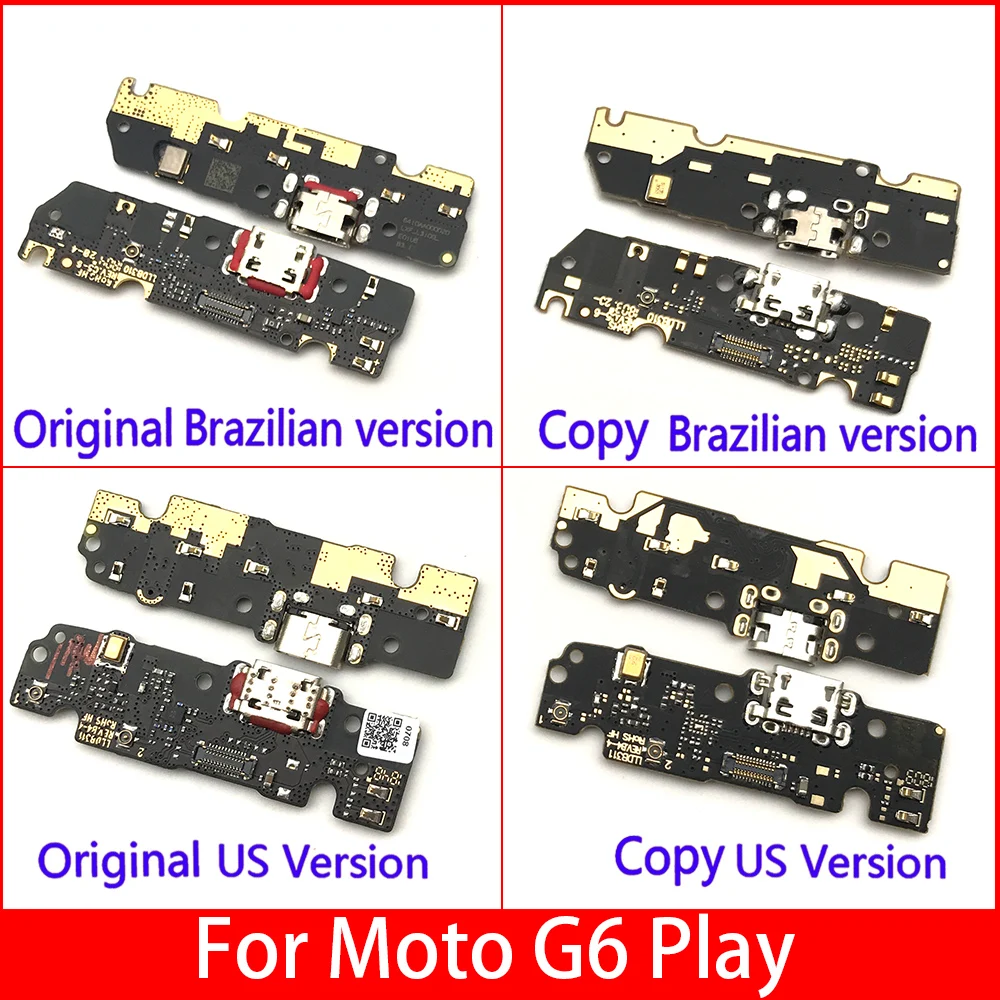 USB-коннектор для док-станции зарядный порт гибкий кабель Motorola moto G6 play штекер USB