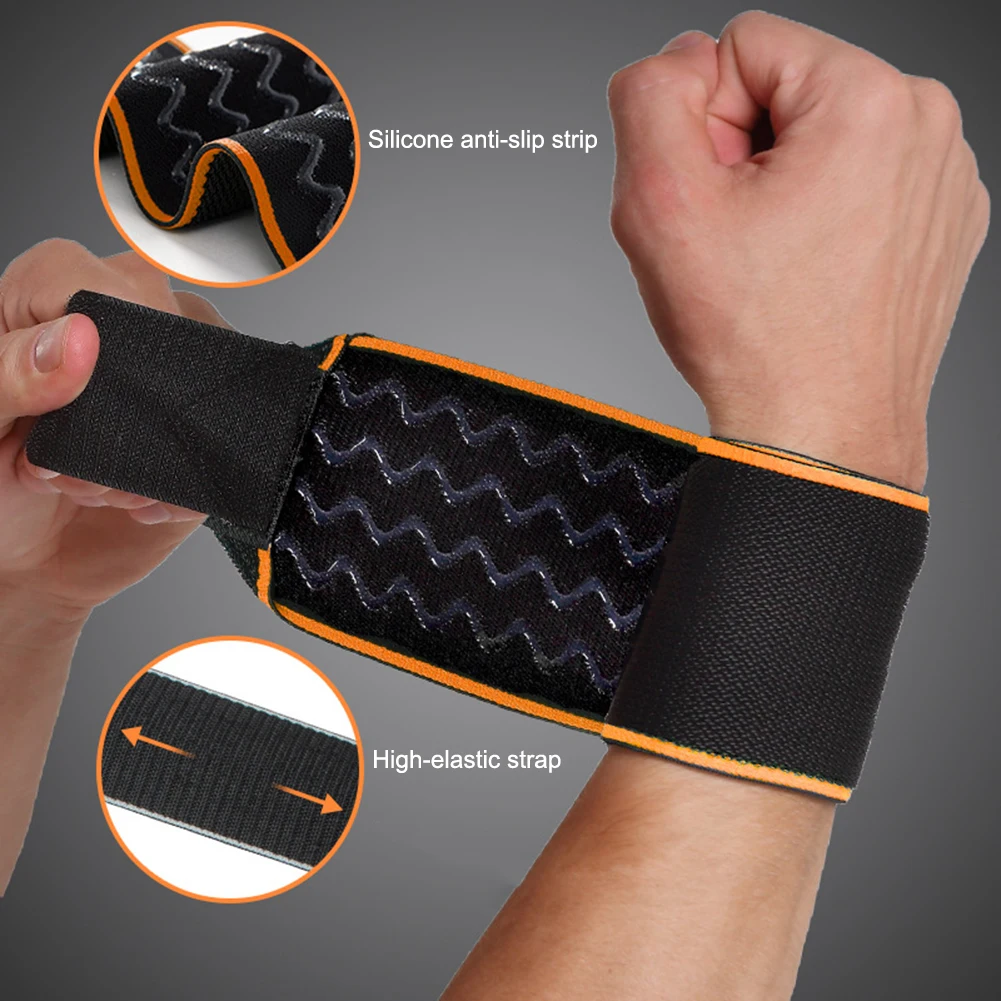 

Anti Slip Wrist Support Elastic Bandage Hand Sport Wristband Gym Wrist Brace Wrap Carpal Tunnel Baseball Fitness Equipment