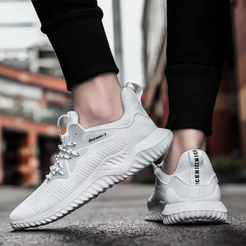 

Мужские кроссовки Wading без шнуровки, мужская спортивная обувь для бега, без шнуровки, Мужская Резиновая Спортивная обувь для тенниса для муж...