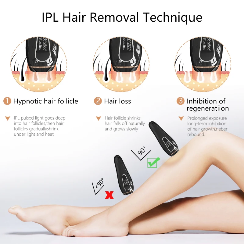 500000 профессиональный Перманентный IPL лазерный депилятор с ЖК-лазером для удаления волос Фотоэпилятор женское средство для безболезненного удаления волос машина