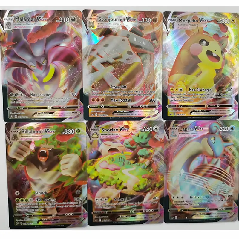 TAKARA TOMY-cartas de Pok&eacute;mon V VMAX para ni&ntilde;os, cartas brillantes, juego de batalla, Colecci&oacute;n, Booster Box, 30 Uds.-3