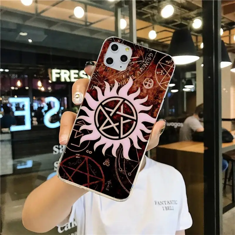movies supernatural sam and dean phone case for iphone 12 pro max mini 11 pro xs max 8 7 6 6s plus x 5s se 2020 xr cover free global shipping