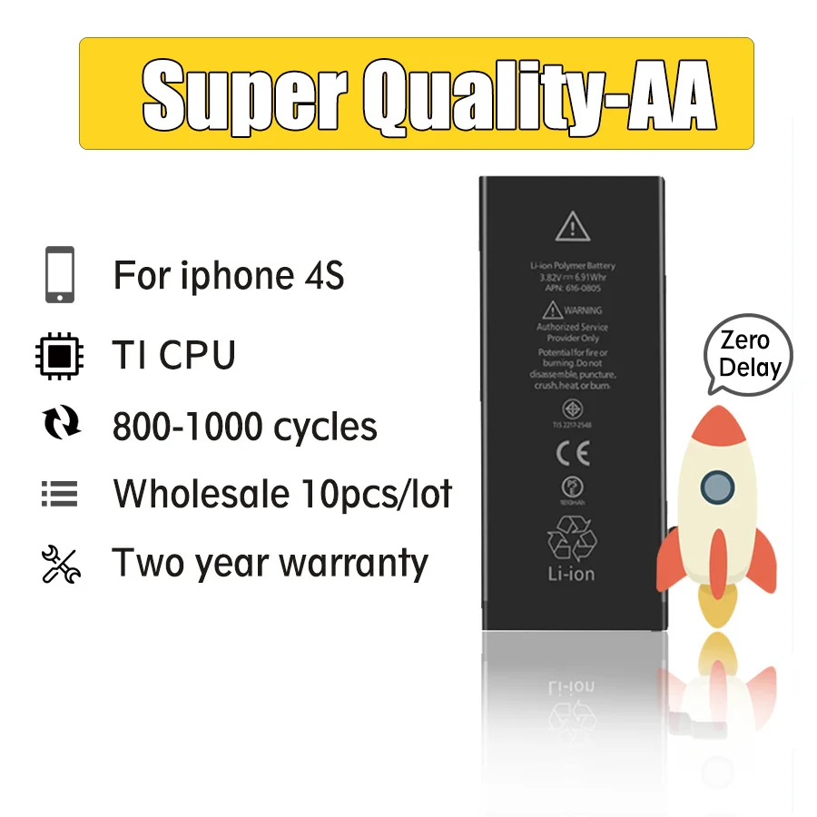

10 шт., резервная плата для iPhone 1430 мАч