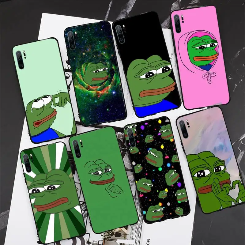 

Funny The Frog Pepe Phone Case for Xiaomi mi5x mi6 mi6x mia2 mi8 mi9 mi10 note2 note3 note10 pro max plus 10 lite cover