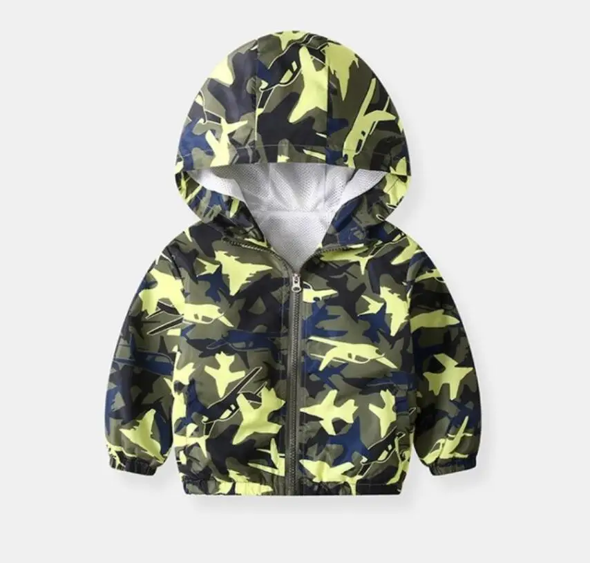 Куртка Детская осенняя на молнии с длинным рукавом и капюшоном возраст 1-7 лет |