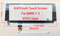 8 8 inch capacitive touch screen digitizer sensor for radio 25197mm 6pin gt911 zp22570 bmw x1 x3