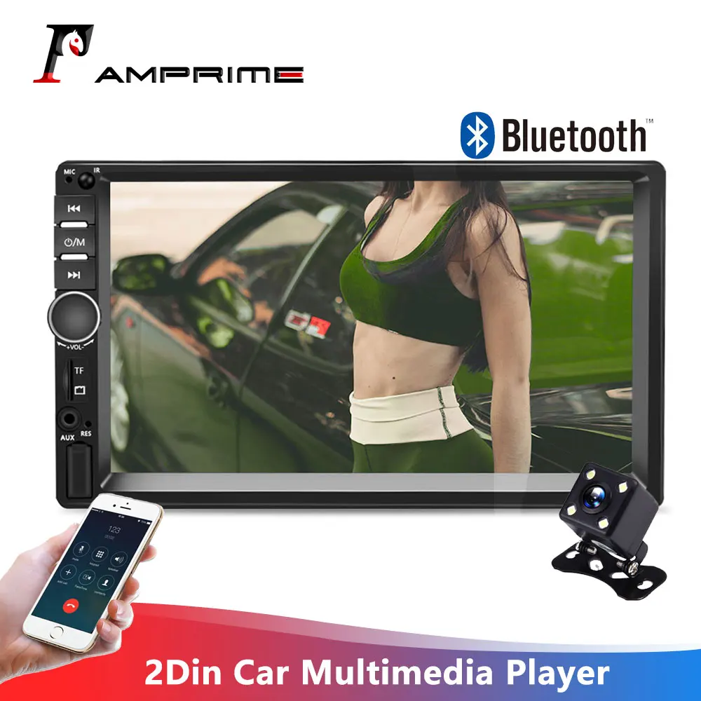 Автомагнитола AMPrime мультимедийный плеер на Android с 7 &quotэкраном Mirror Link FM MP5