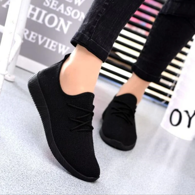 

Breathable Women's Sports Shoes, Light Casual Shoes, Lace-up Shoes, Flat Shoes, Mesh Shoes, Summer New Styles