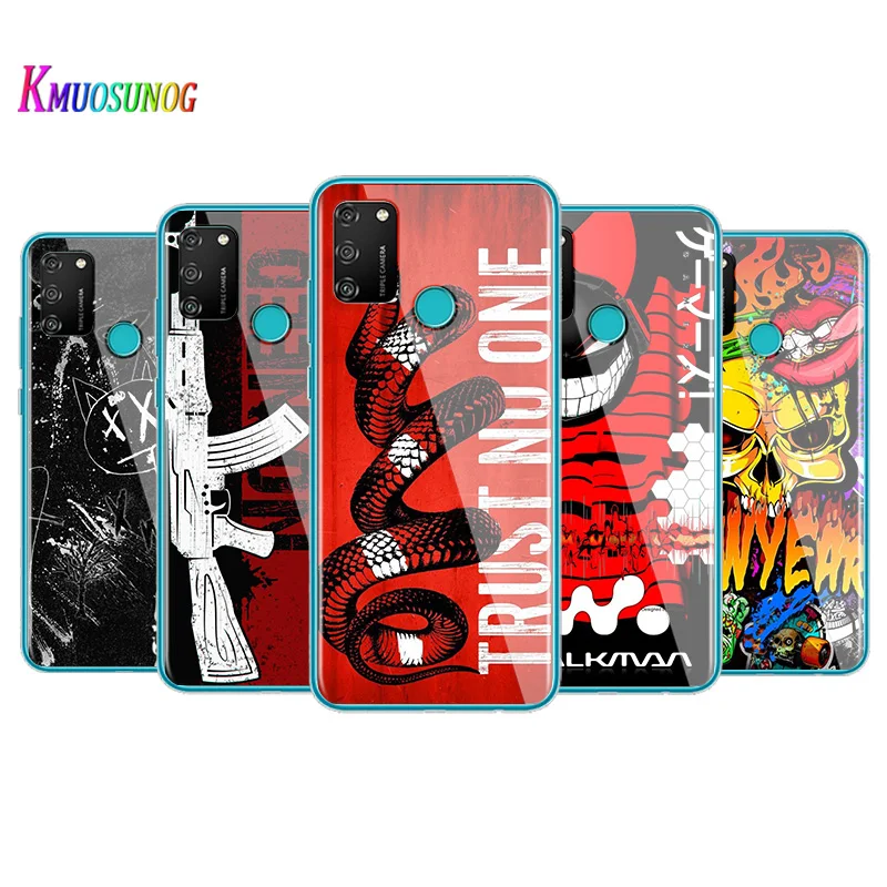 

Fashion Terror Smiley For Huawei Honor V30 30S 30i 30 20 20E 20i 20S Lite Pro Plus Soft TPU Silicone Phone Case