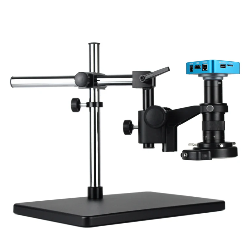 Цифровой видеомикроскоп HDMI USB Промышленная электроника микроскоп камера 300X C-Mount