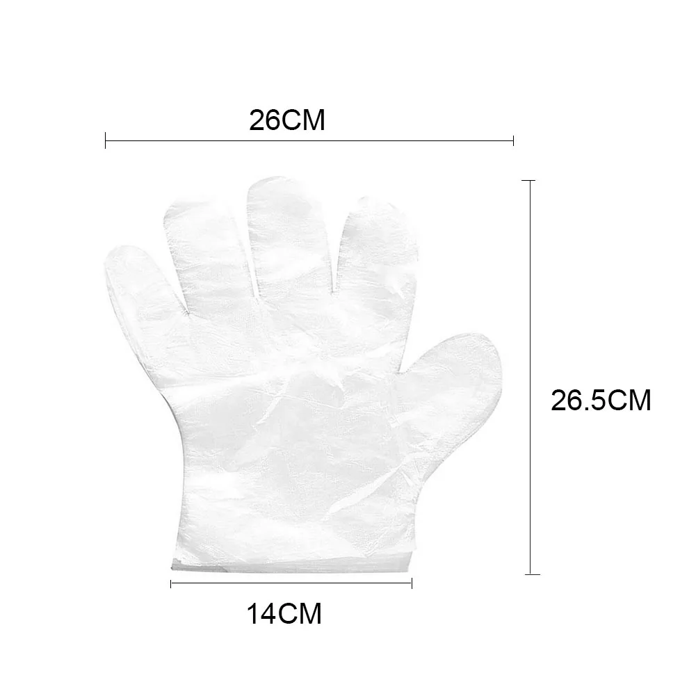 Новинка 100 шт одноразовые водонепроницаемые эластичные полиэтиленовые