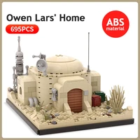 moc owenm lars home on tatooine building blocks space series wars kids diy house architecture bricks toys for boys xmas gifts