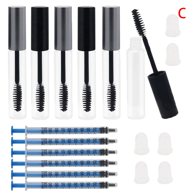 

2/3/6pc 7.5ml Empty Mascara Tube With Eyelash Wand Eyelash Cream Container Bottle With Inserts Funnels For DIY Cosmetics Mascara